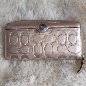 Coach leather wallet